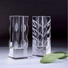 High Quality Crystal Glass Vase Craft for Home Decoration